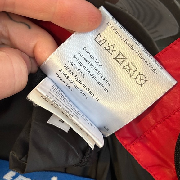 Invicta Torino Italia Red Puffer Jacket - Picture 14 of 16